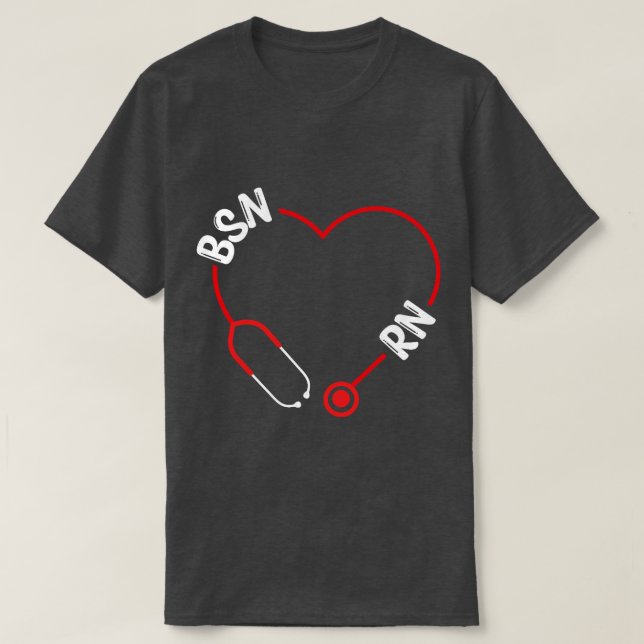 T-shirt BSN RN Nurse Graduation Infirmière Essentials de s (Design devant)
