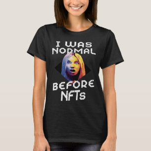 T-shirt Btc Non Funable Jeton Crypto Collector NFT