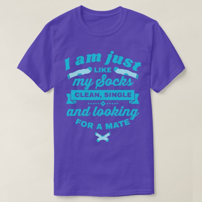 T-shirt Buanderie amusante personne célibataire datant de  (Design devant)