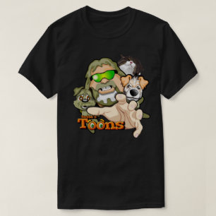 T-shirt Bubba, Frodo, Nate et Simba le chat