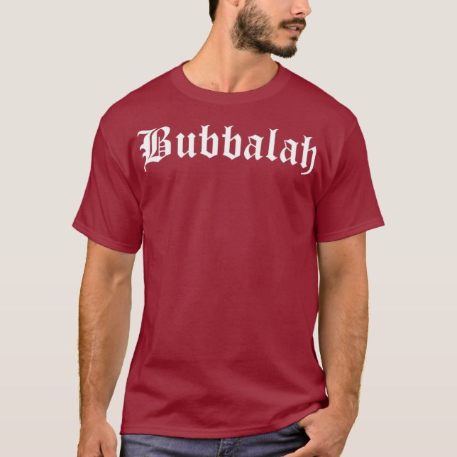 T-shirt Bubbalah Yiddish Juif Cher bébé enfant Bubbala (Devant)