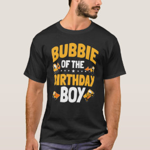 T-shirt Bubbie De L'Anniversaire Boy Construction Ouvrier