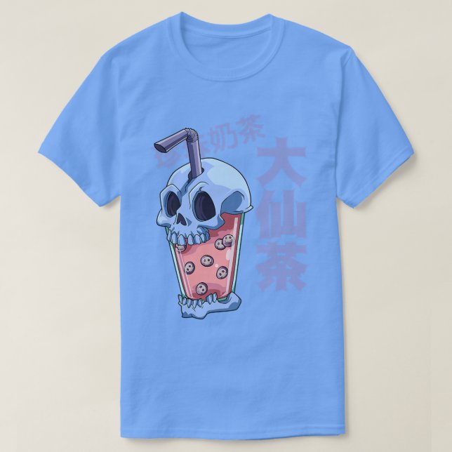 T-shirt Bubble Tea Pastel Goth Style - Kawaii Bubble Tea S (Design devant)
