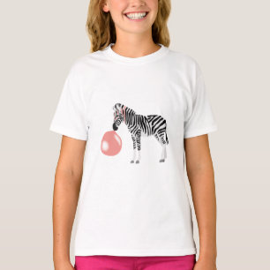 T-shirt Buble Gum Zebra Blowbble