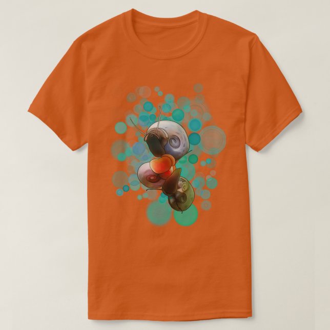 T-shirt Bubly Snails (Design devant)