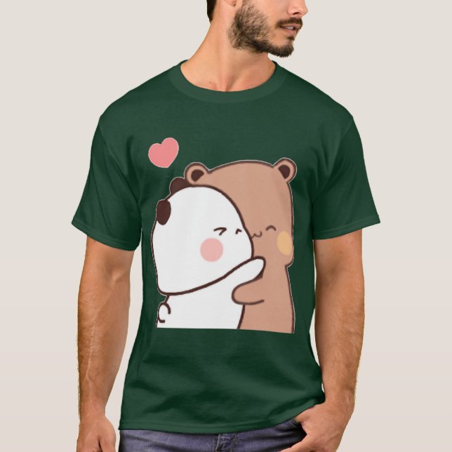 T-shirt Bubu Dudu Cute Couple Cartoon funny (Devant)