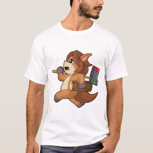 T-shirt Bûcheron à cheval