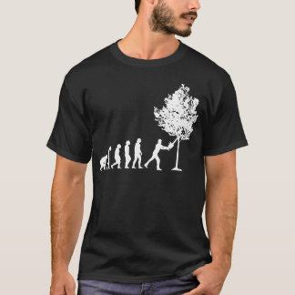 T-shirt Bûcheron Évolution de la menuiserie bois