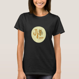 T-shirt Buchstaben des deutschen Alphabets J Jaguar