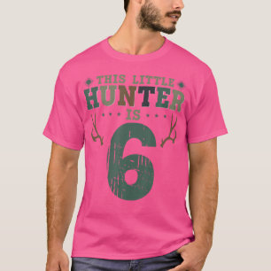 T-shirt Buck Deer Chasse Chasse Chasseur Enfant 6E Anniver