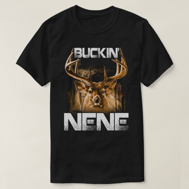 T-shirt Buckin' nene Deer Hunter (Design devant)