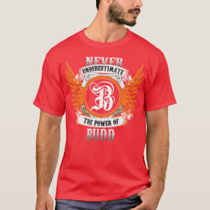 T-shirt Budd Name Shirt Ne Sous-Estime Jamais La Puissance