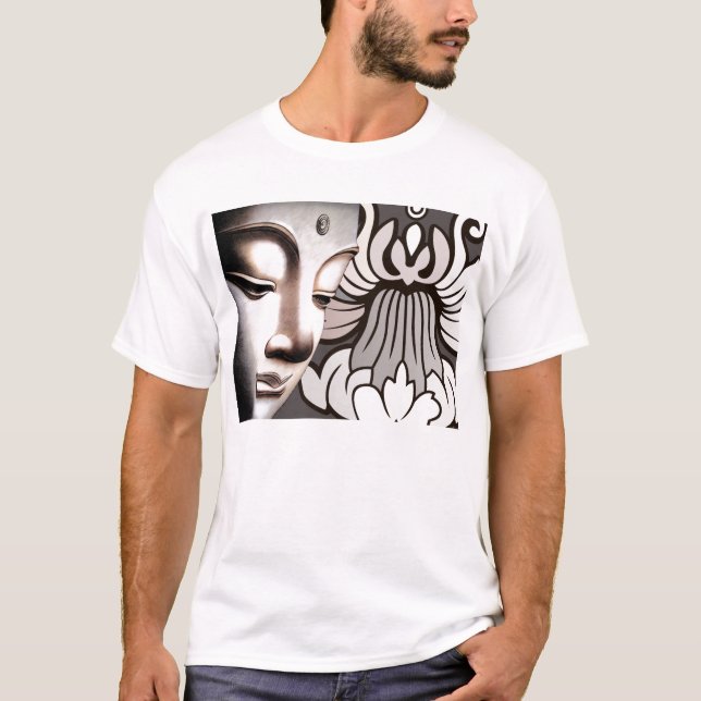 T-shirt Buddha with Lotus (Devant)