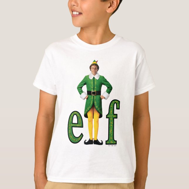 T-shirt Buddy le logo Elf Movie (Devant)