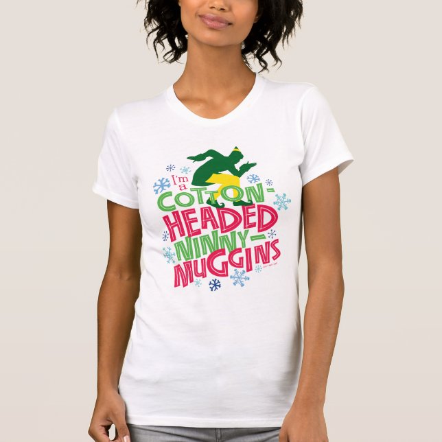 T-shirt Buddy l'Elfe | Ninny-muggins en coton (Devant)