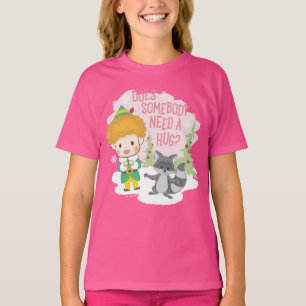 T-shirt Buddy l'Elfe Quelqu'un a besoin d'un câlin ?