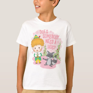 T-shirt Buddy l'Elfe Quelqu'un a besoin d'un câlin ?