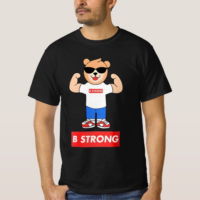 T-shirt Buddy Strong Marque Joyeux Anniversaire Buddy B St (Devant)