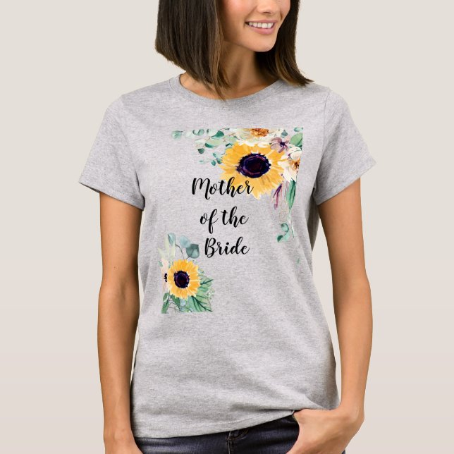 T-shirt BUDGET Mère mariée mariée mariée cadeaux de mariag (Devant)