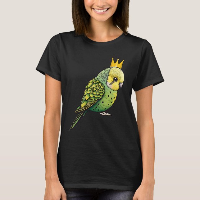 T-shirt Budgie Bird Parakeet For Budgerigar Owner (Devant)