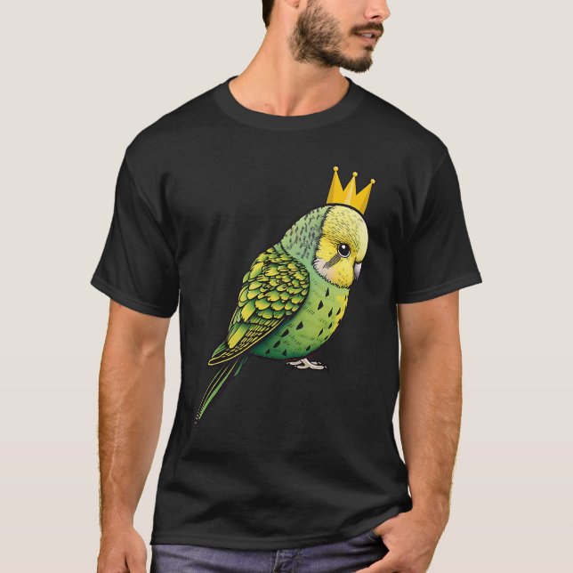 T-shirt Budgie Bird Parakeet For Budgerigar Owner (Devant)
