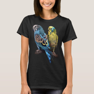 T-shirt Budgie Budgies Budgerigar Parakeet Birdwatch