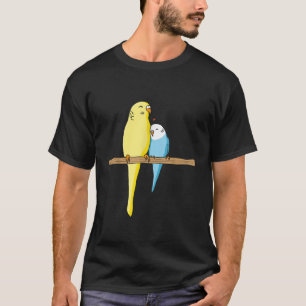 T-shirt Budgie Cute Parrot Parakeet Famille pour oiseaux d