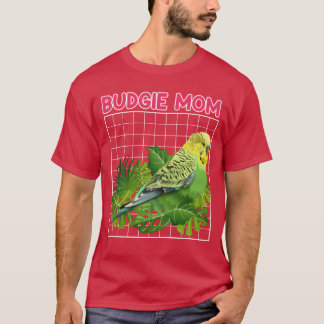 T-shirt Budgie Maman Amoureux des oiseaux Aviary Birds Pro