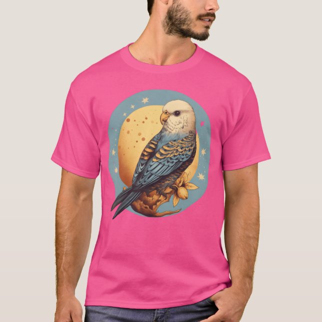 T-shirt Budgie pour un ornithologue propriétaire d'oiseau  (Devant)