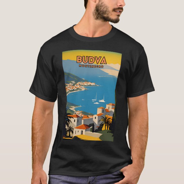 T-shirt Budva Monténégro (Devant)