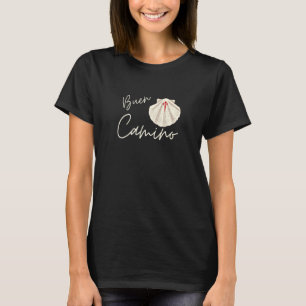 T-shirt Buen Camino Grande Coquille Saint-Jacques Croix Ro