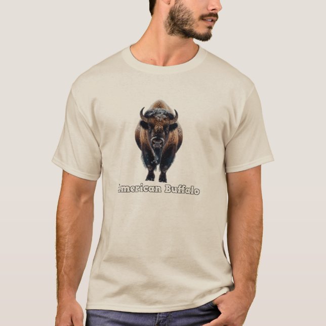 T-shirt Buffalo américain (Devant)