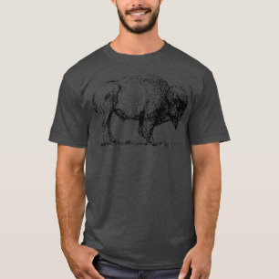 T-shirt Buffalo American Bison Classic Print Tee