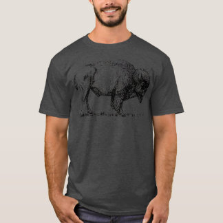 T-shirt Buffalo American Bison Classic Print Tee