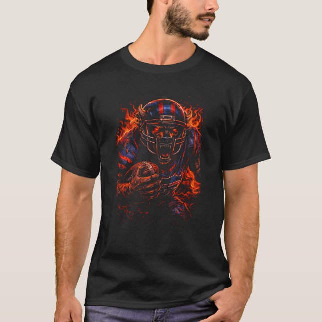 T-shirt Buffalo Bills – Courseur de Charge de Fer (Devant)