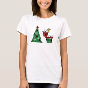 T-shirt Buffalo Check Red Plaid Noël