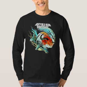 T-shirt Buffalo Head Ranchu Coucher De Soleil Homme Femmes