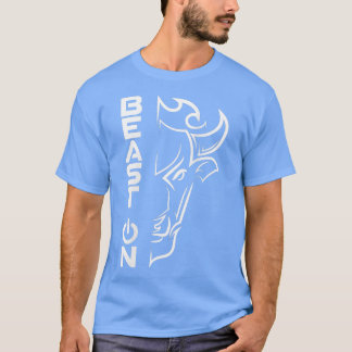 T-shirt Buffalo HeadBeast Sur GymGym Motivation Fitness Di