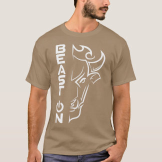 T-shirt Buffalo HeadBeast Sur GymGym Motivation Fitness Di