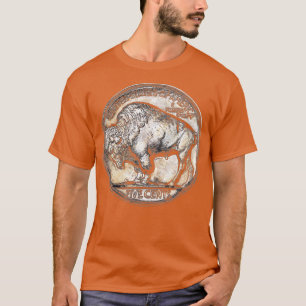 T-shirt Buffalo Nickel États-Unis pièce