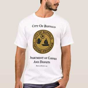 T-shirt Buffalo NY Café et beignets drôle Ville de Buffalo