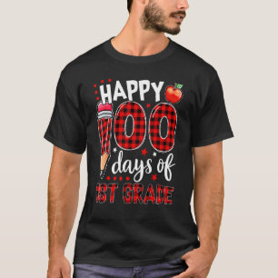 T-shirt Buffalo Plaid 100 Jours De Première Année 100E Jou