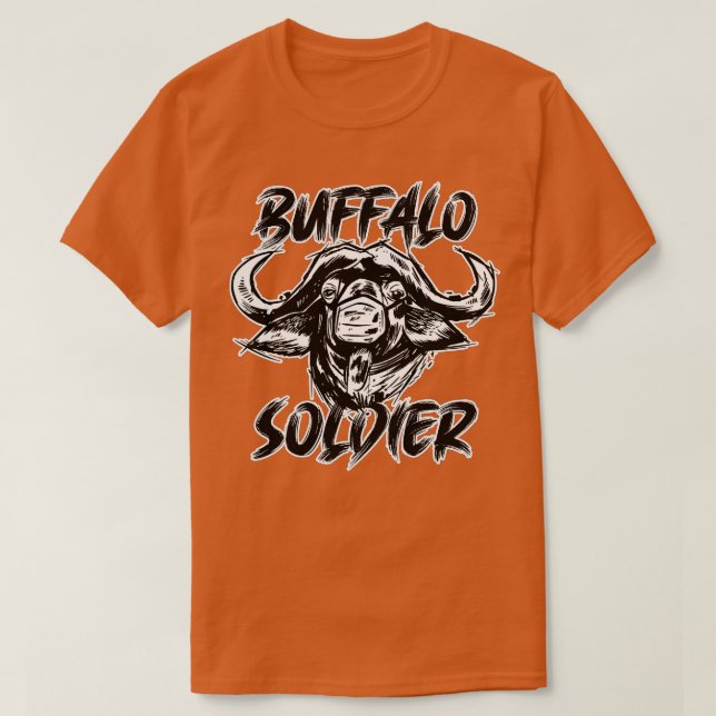 T-shirt Buffalo Soldier Buffalo (Design devant)