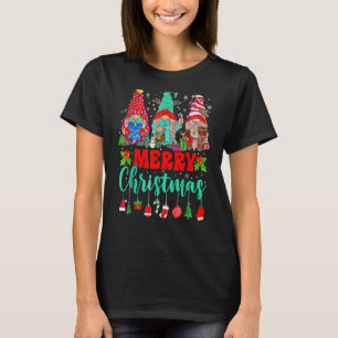 T-shirt Buffalo Trois Gnomes Plaid Red Christmas Lights Xm