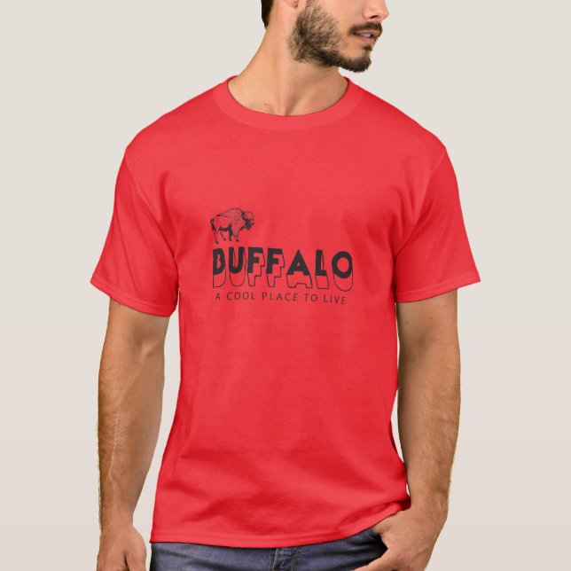 T-shirt Buffalo, un endroit frais à vivre (Devant)