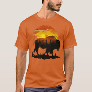 T-shirt Buffle de bison américain