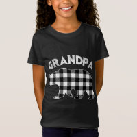 Buffle noir et blanc Plaid Grand-père Ours Noël
