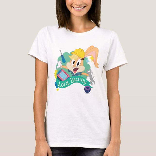 T-shirt BUGS BUNNY BUILDERS™| Lola Bunny Graphique de cara (Devant)