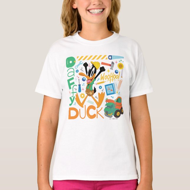 T-shirt BUGS BUNNY BUILDERS™| Outils de travail DAFFY DUCK (Devant)