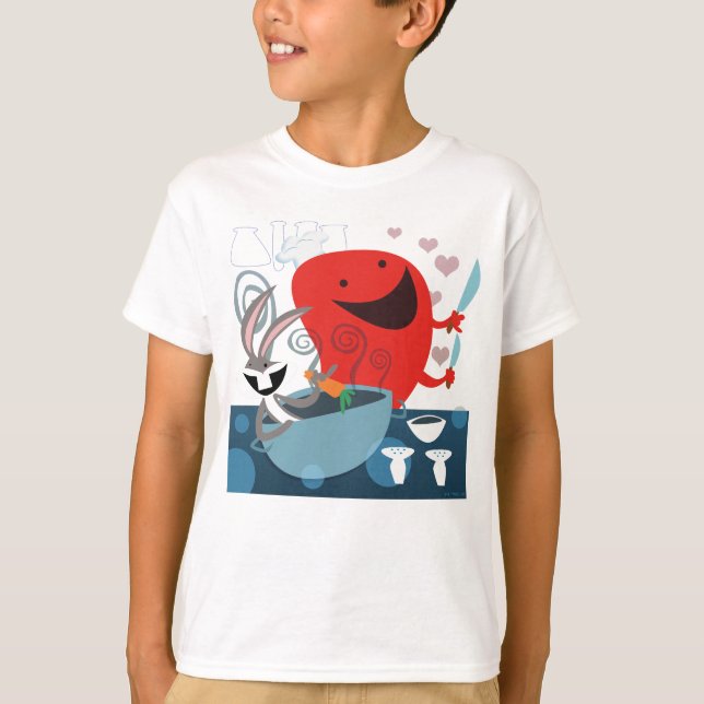 T-shirt BUGS BUNNY™ & Gossamer Préparation de repas Whimsi (Devant)